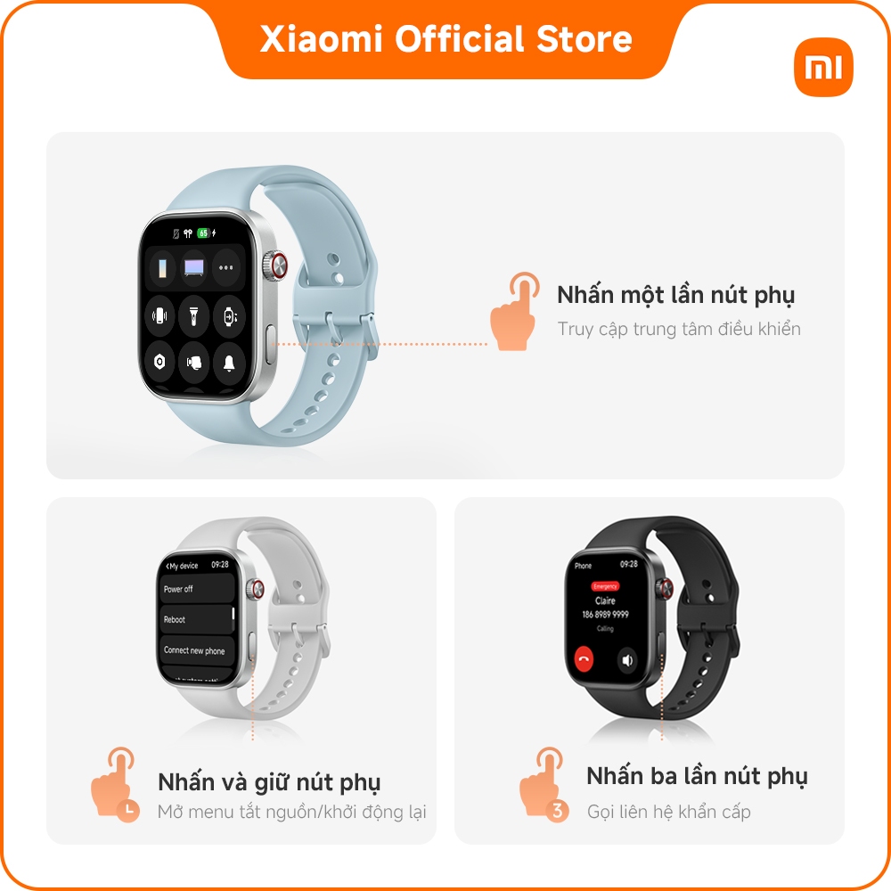 Đồng hồ thông minh Redmi Watch 6 | Màn AMOLED 2.07" | Đàm thoại qua bluetooth | Pin lớn 550 mA | BigBuy360 - bigbuy360.vn