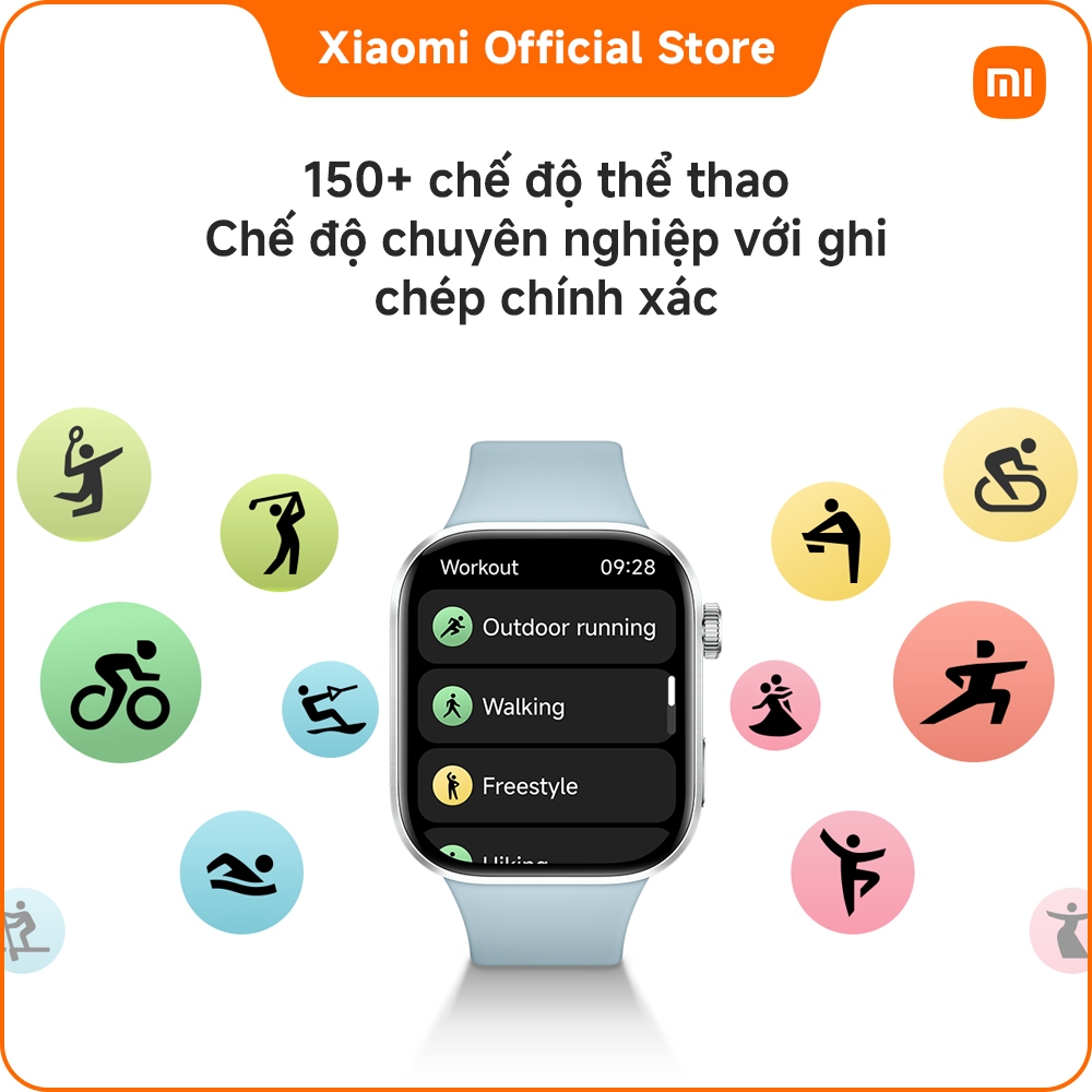 Đồng hồ thông minh Redmi Watch 6 | Màn AMOLED 2.07" | Đàm thoại qua bluetooth | Pin lớn 550 mA | BigBuy360 - bigbuy360.vn