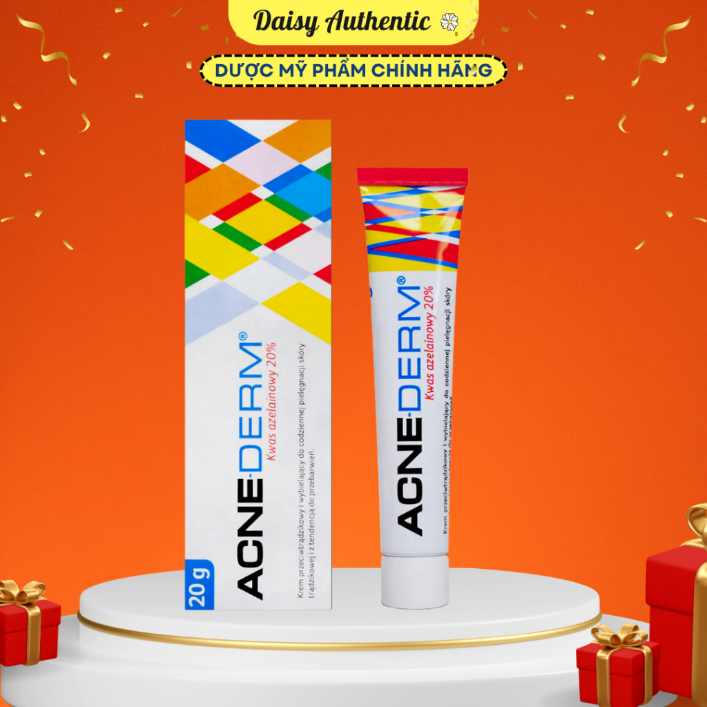 Kem Giảm Mụn Acne Derm 20% Azelaic Acid 20g / Acnederm | Daisy Authentic