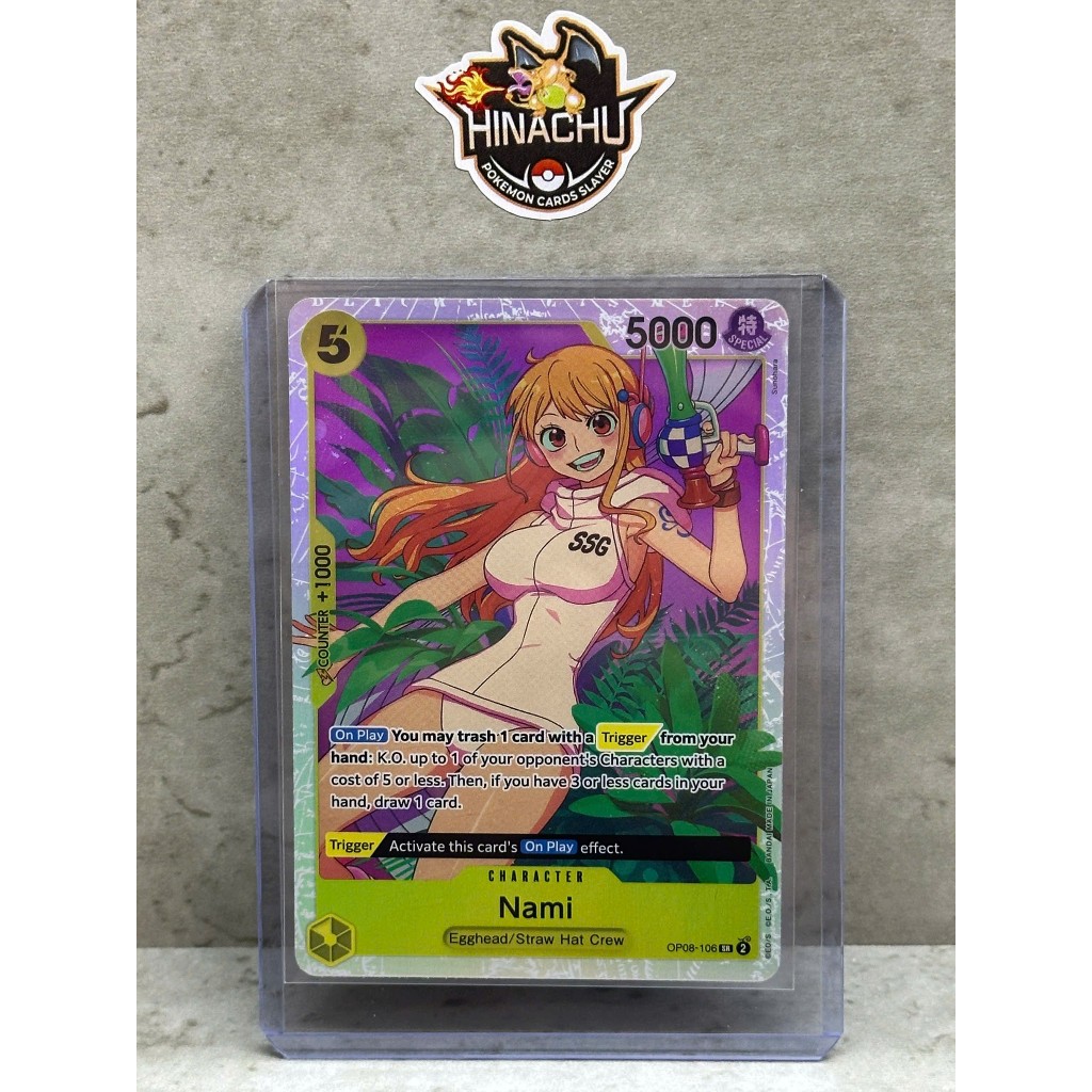 Thẻ bài one piece | Nami OP08-106 One Piece Two Legends | Hàng chính hãng TCG