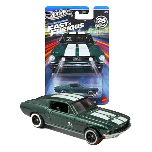 Xe mô hình Hot Wheels '67 Custom Mustang (Fast & Furious Tokyo Drift) - Chính Hãng