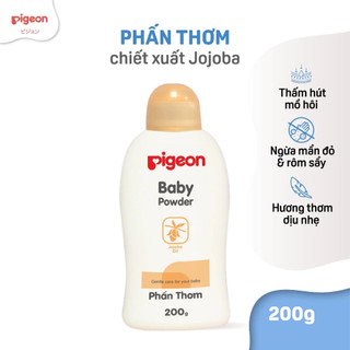 Phấn thơm Pigeon cho bé nắp màu 200G
