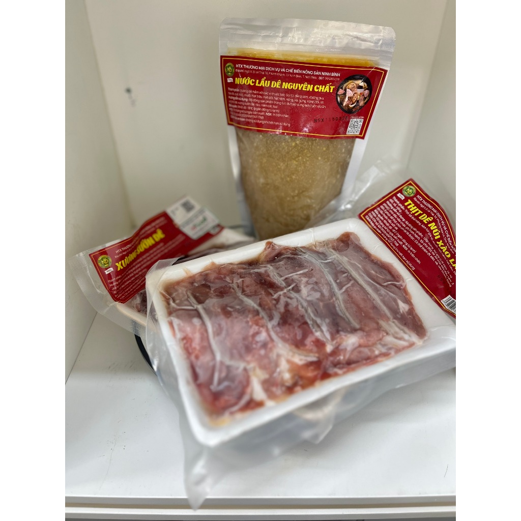 Lẩu dê sơ chế, lẩu dê núi Ninh Bình 600g, lẩu dê ngon, đặc sản Ninh Bình, lẩu dê thảo mộc, IDFood.