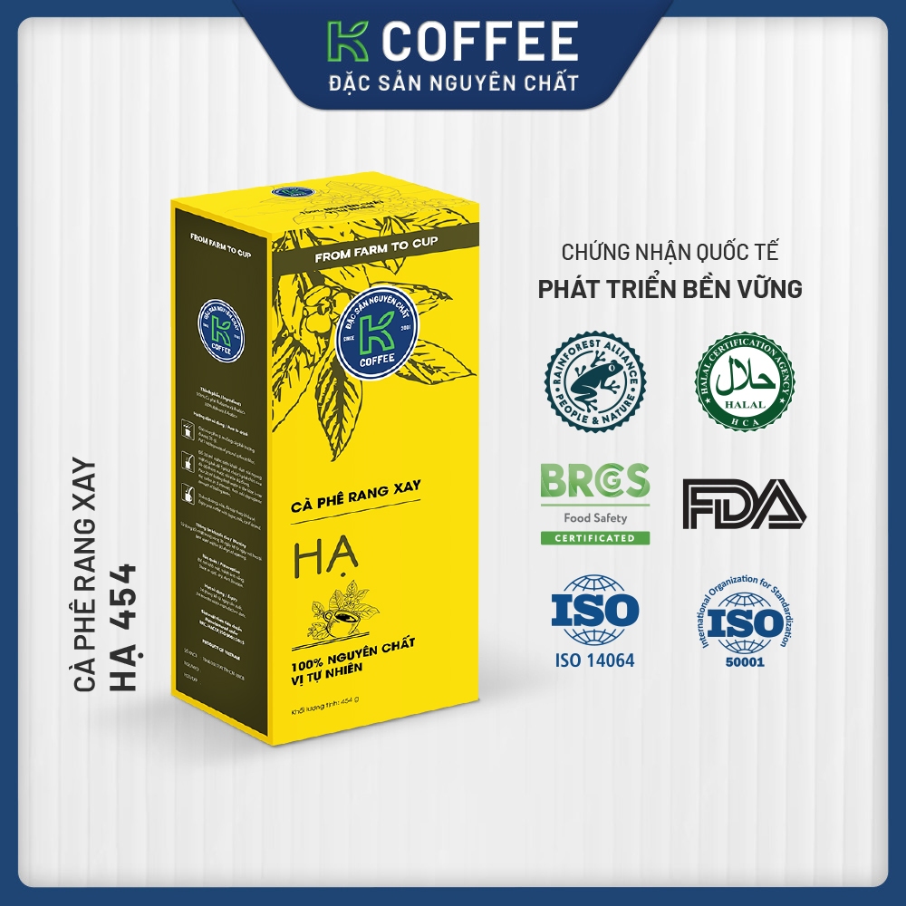 Cà Phê Rang Xay Nguyên Chất Pha Phin K Coffee K Hạ 454G