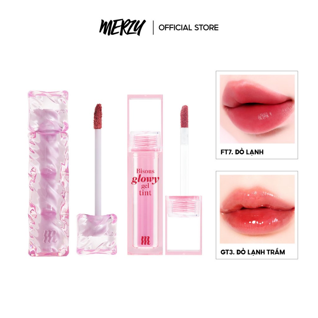 Combo son Merzy Water Fit Blur Tint/Merzy Bisous Glowy Gel Tint