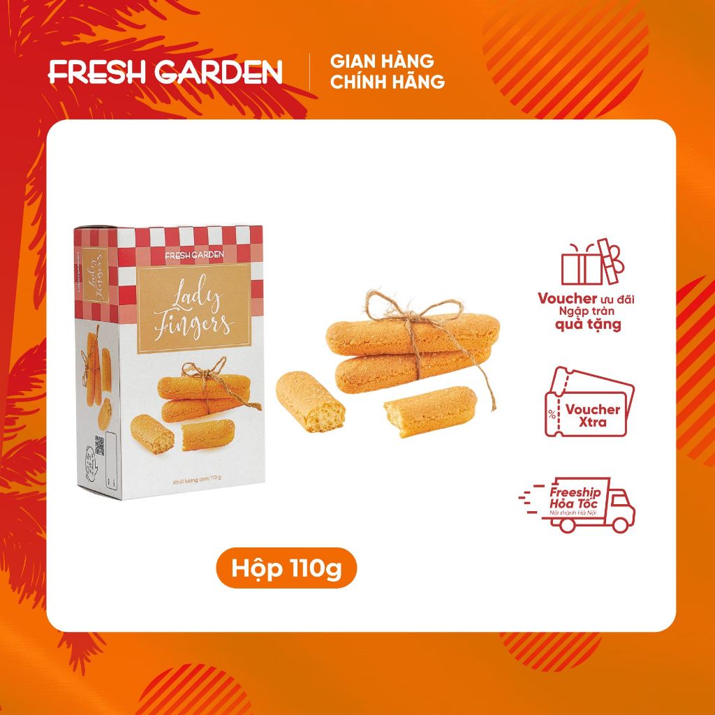 Bánh quy Lady Finger 110g thơm ngon giòn rụm