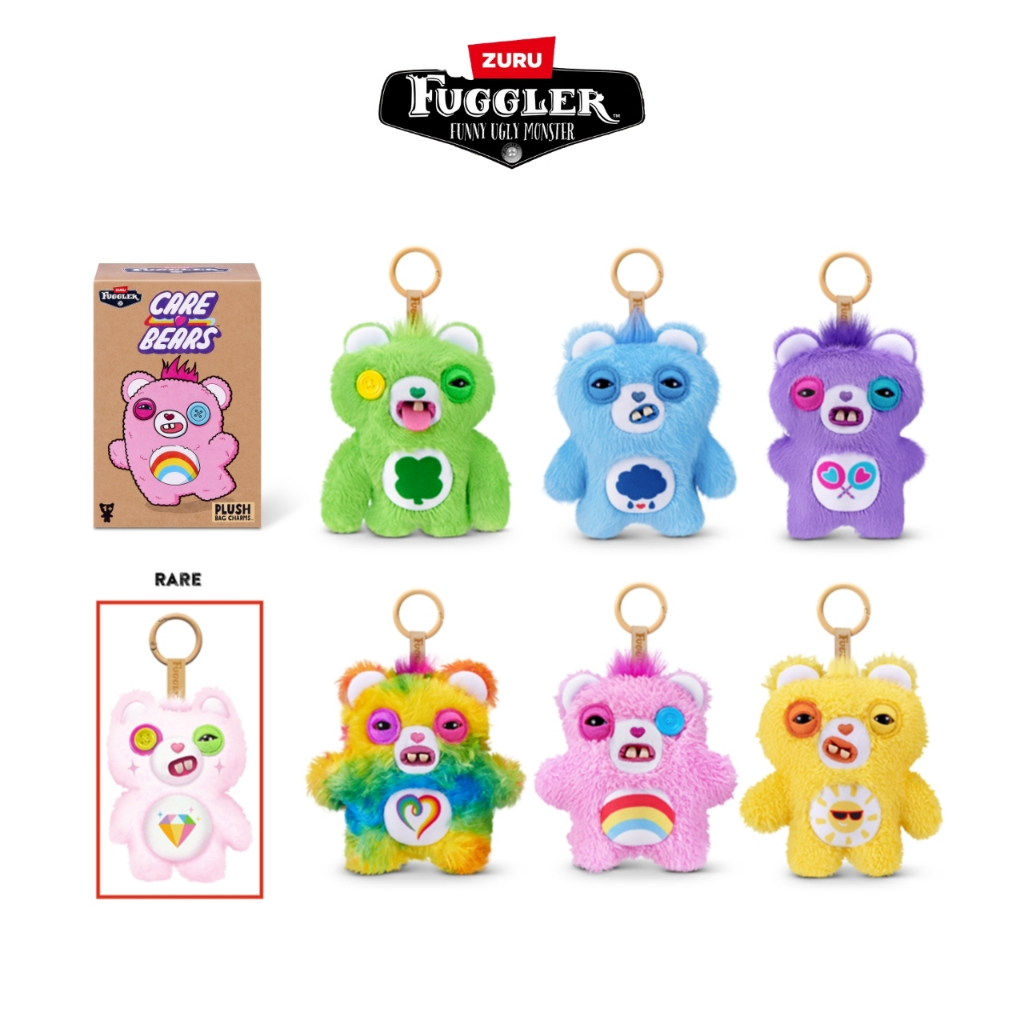 Đồ Chơi Sưu Tầm Hộp Mù ZURU TOYS Fuggler Care Bears Keyrings 5" Blind Box 15782 - Fuggler Vietnam