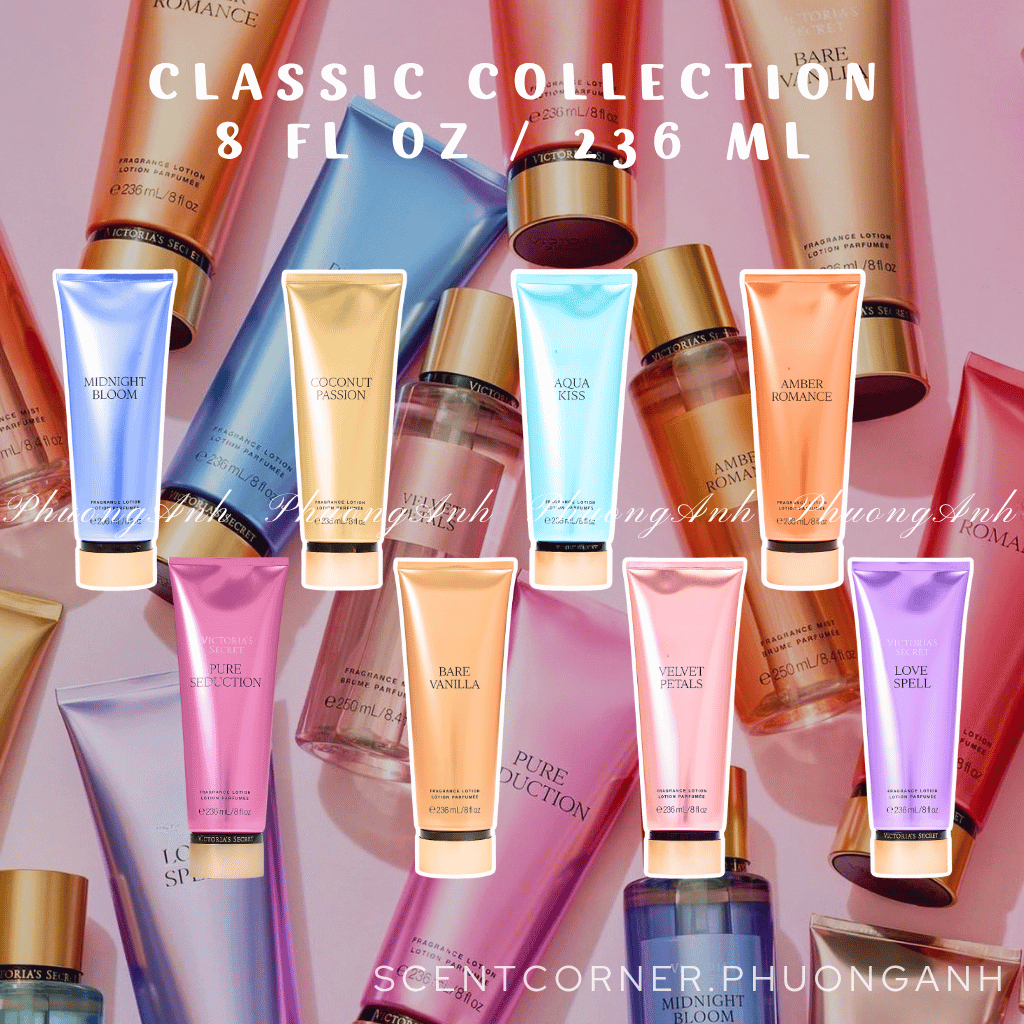 Amber Romance | Coconut Passion | Velvet Petals | Bare Vanilla - Body Lotion 236ml