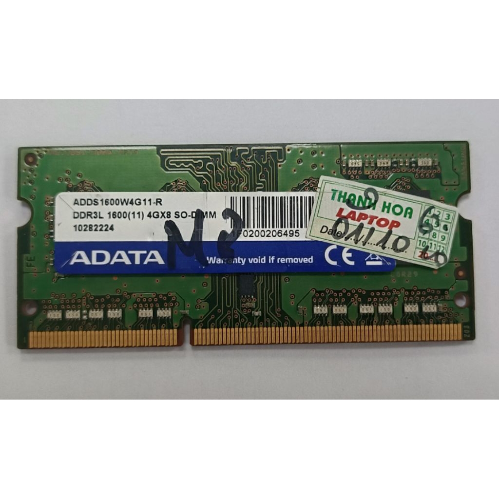 RAM LAPTOP 4GB DDR3L 1600 – ADATA