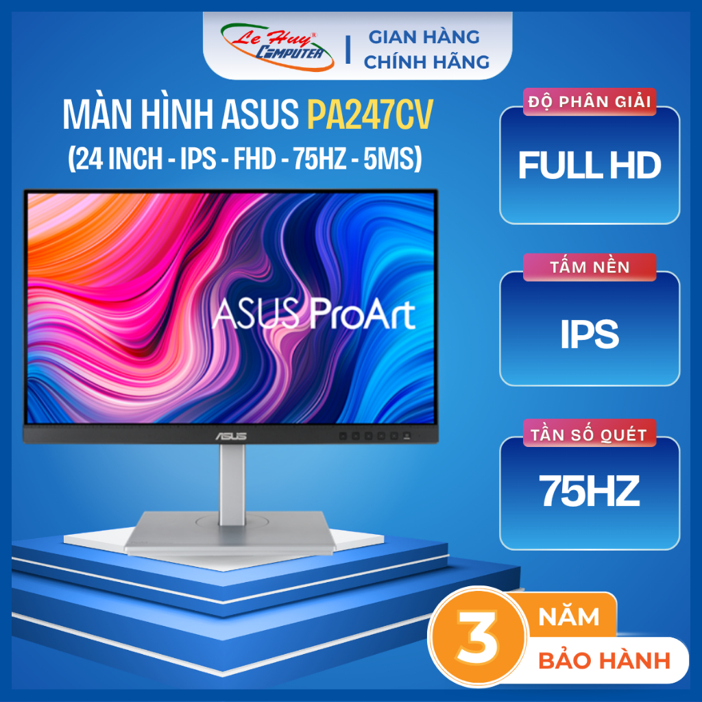 Màn Hình Đồ Họa ASUS ProArt PA247CV / PA278CV - Hàng Chính Hãng