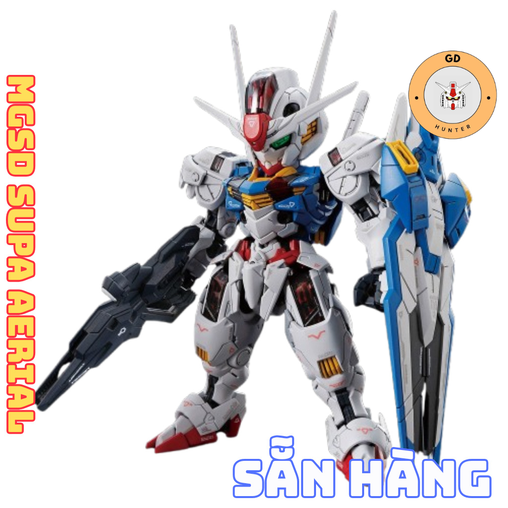 [SẴN HÀNG] Mô hình lắp ráp MGSD SUPA Aerial, Đồ chơi lắp ráp nhựa (Tặng Decal Nước)
