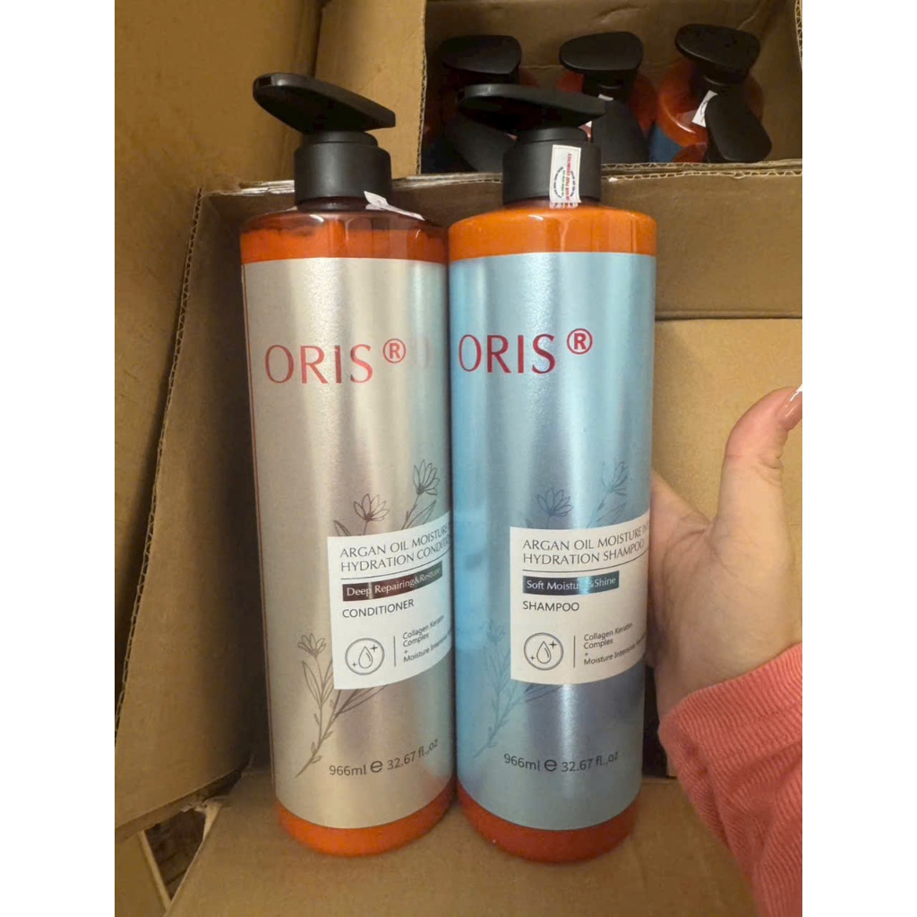 Cặp dầu gội xả ORIS 966mlX2 Chị em nào thích mùi hương nước hoa YSL thì đừng bỏ qua nha. Hấp túi Mod