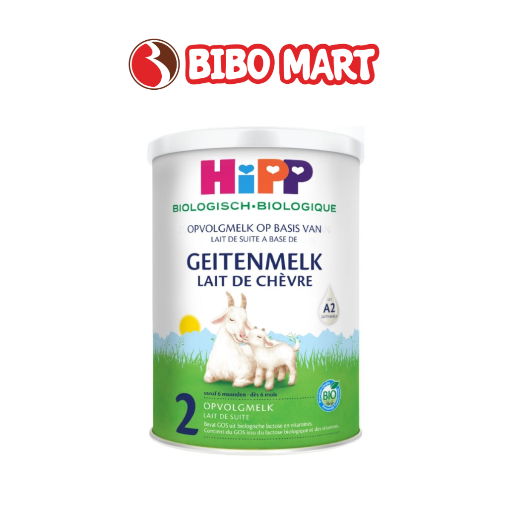[KOL] Sữa Dê HiPP Organic 2 400g Cho Bé 6 -12 Tháng Hỗ Trợ Tiêu Hóa Phát Triển Trí Não - Bibo Mart