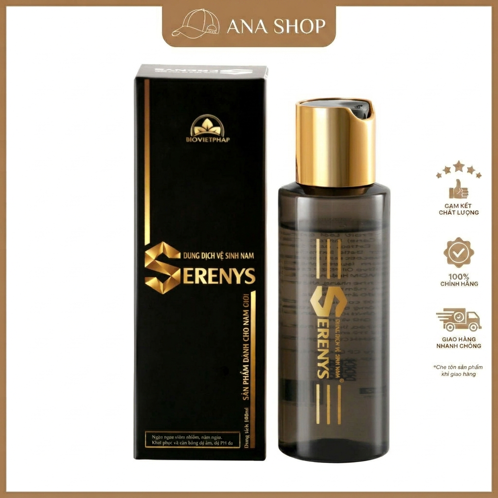 Combo 2 Nước Rửa Vệ Sinh Nam Serenys – Làm Sạch Dịu Nhẹ, Hỗ Trợ Khử Mùi, Chăm Sóc Hằng Ngày