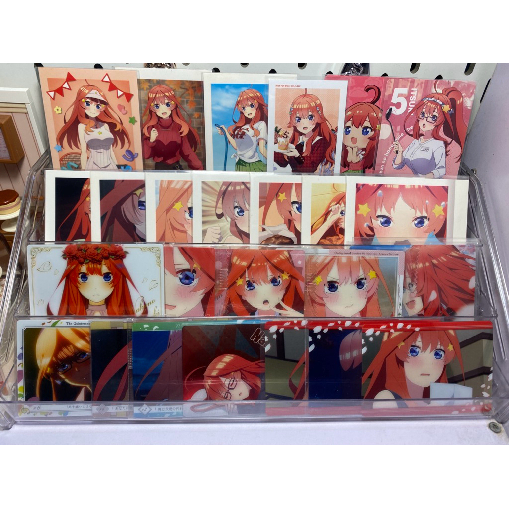 Card bo góc Nakano Itsuki - Gotoubun no Hanayome - Nhà Có 5 Nạng Dâu - 5nd card bo góc , metal , waf