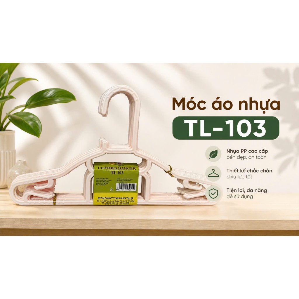 Móc áo trẻ em TỰ LẬP TL103 - 6c
