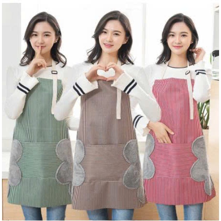Tập dề chống thấm nước, thấm dầu,khăn lau tay, túi cao cấp ( 3 màu ngẫu nhiên , đỏ , nâu ,xanh)