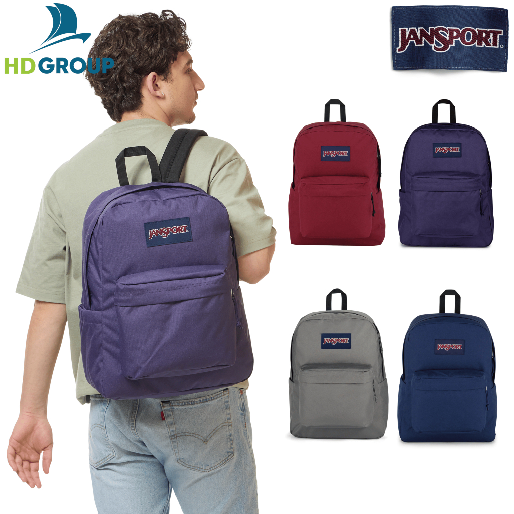 Balo Jansport (USA) chính hãng SuperBreak Plus có ngăn laptop, bền bỉ, bảo hành 1 năm (JS0A4QUE)