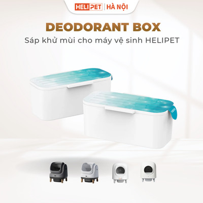 [Combo 2] Viên Sáp Khử Mùi Máy Vệ Sinh Cho Mèo HELIPET 2026 Dùng cho các dòng máy dọn phân mèo