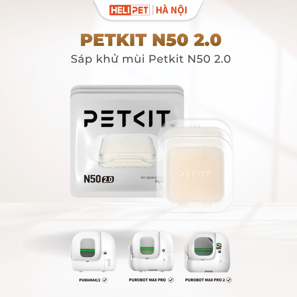 [BẢN MỚI] Sáp khử mùi PETKIT N50 2.0 Dùng Cho Máy Dọn Phân Mèo Tự Động Pura Max và Purobot Max Pro