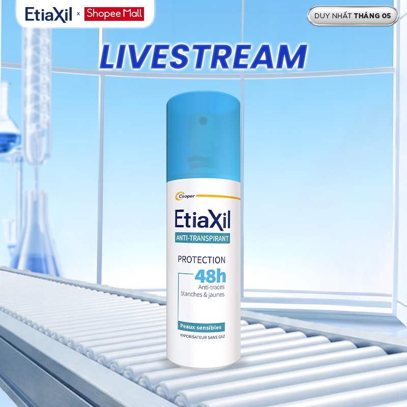 [ETIAXIL] Xịt Khử Mùi Toàn Thân Etiaxil Bảo Vệ Kép 100ml