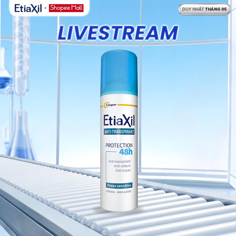 [ETIAXIL] Xịt Khử Mùi Toàn Thân Etiaxil Bảo Vệ Kép 150ml