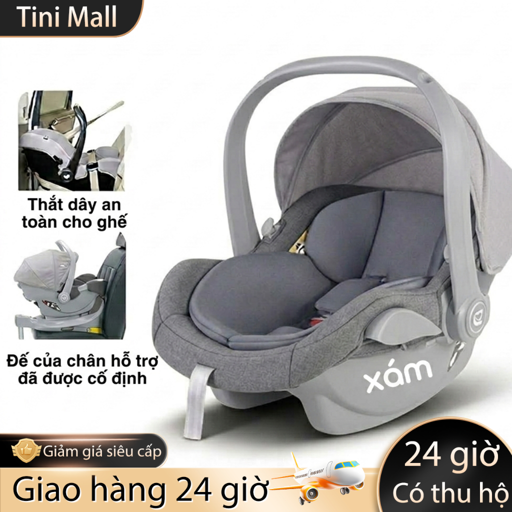 ghế ngồi ô tô cho bé Beige,Có thể dùng làm xe đẩy,ghế ô tô cho bé 0-3 tuổi