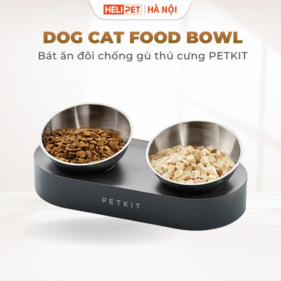 Bát Ăn Đôi, Chén Ăn Chống Gù Cho Chó Mèo Petkit