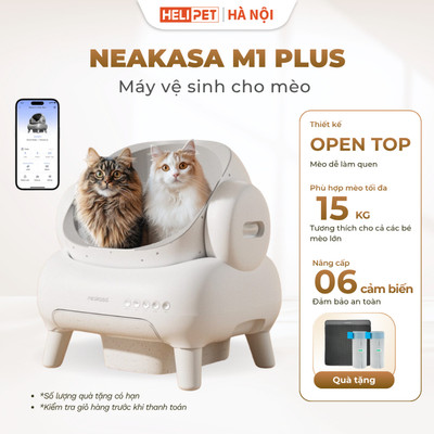 Neakasa M1 OPEN-TOP Máy dọn phân mèo lý tưởng cho mèo lớn và nhà nuôi nhiều mèo