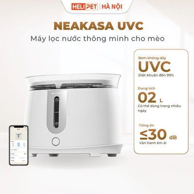 [BH 12 Tháng]  Máy Lọc Nước Cho Mèo, Máy Uống Nước Cho Mèo NEAKASA UVC Dung Tích 2L