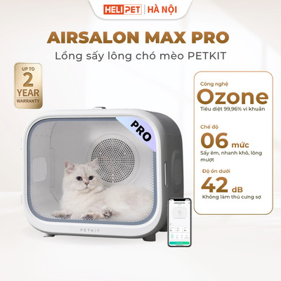 Máy Sấy Cho Chó Mèo Petkit, Máy Sấy Cho Chó Mèo, Lồng Sấy Cho Chó Mèo Petkit Airsalon Max Pro