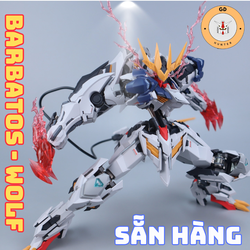 [HÀNG SẴN] Mô Hình Lắp Ráp 1/100 Barbatos Lupus Rex - WOLF (tặng base, effect, decal nước)