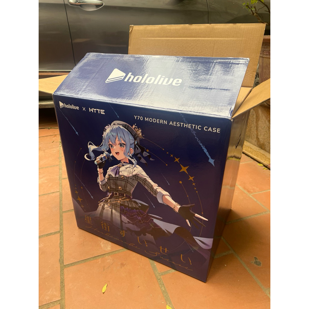 📦 CASE PC HYTE Y70 HOLOLIVE LIMITED – MODERN AESTHETIC – BẢN COLLAB SIÊU ĐẸP
