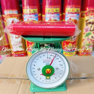 Đèn cầy sáp đỏ 10 cây cao 17.5cm