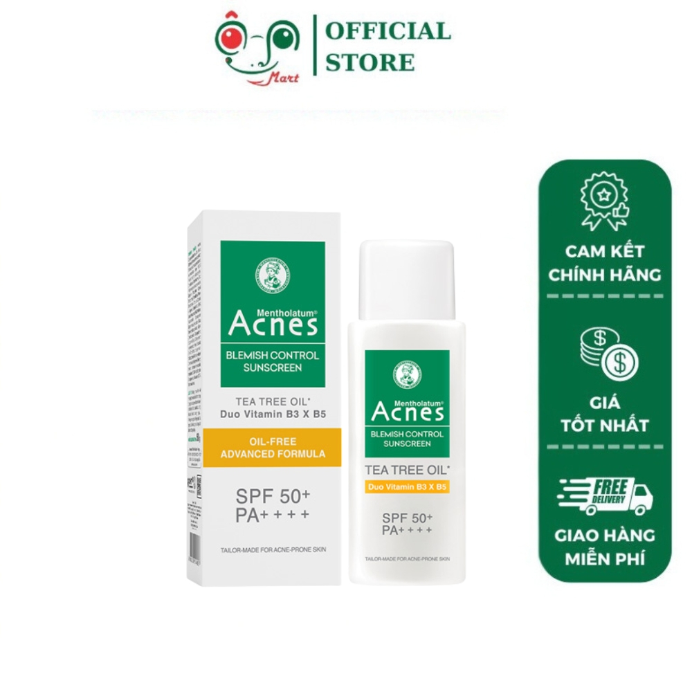 Sữa chống nắng cho da dầu mụn Acnes Blemish Control Sunscreen White Conc 50g