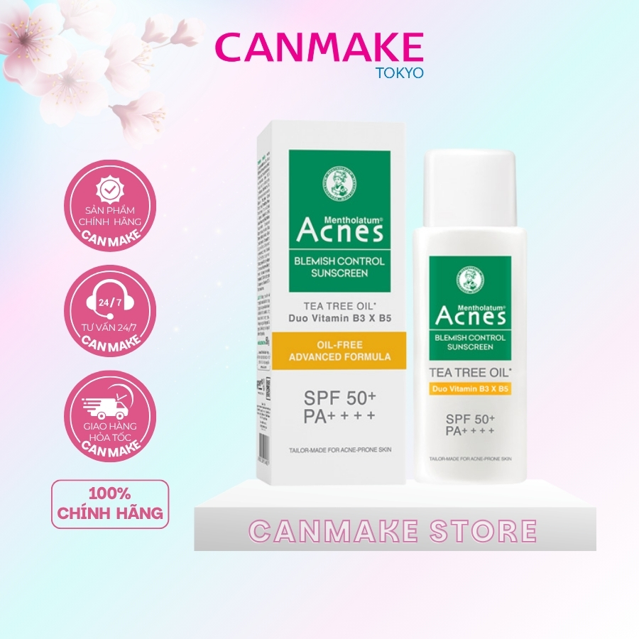 Sữa chống nắng cho da dầu mụn Acnes Blemish Control Sunscreen White Conc 50g