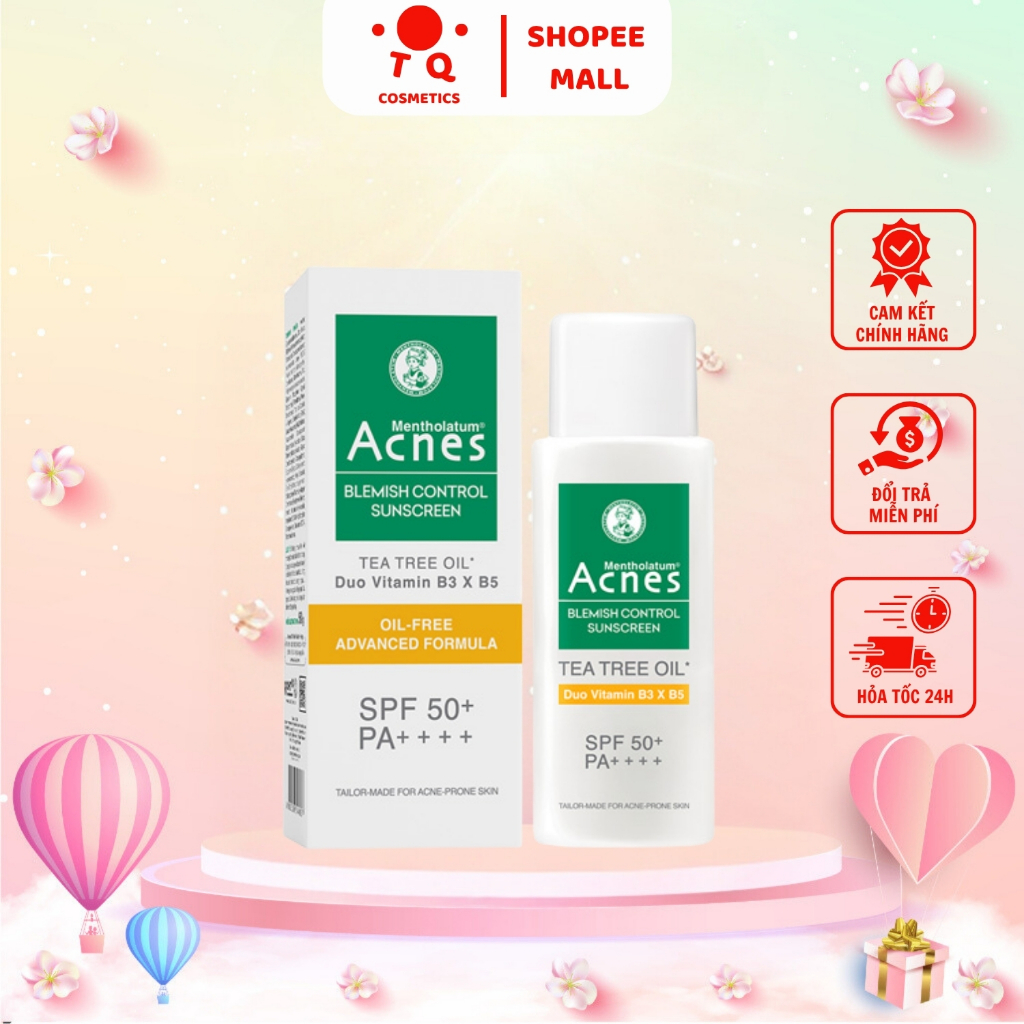 Sữa chống nắng cho da dầu mụn Acnes Blemish Control Sunscreen White Conc 50g