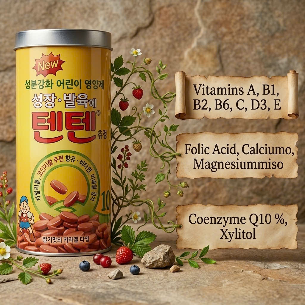 Kẹo vitamin canxi Hanmi Tenten hàn quốc