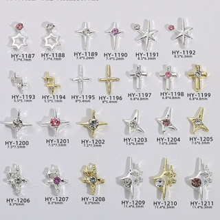 Charm ngôi sao đính đá đính móng (giá 1 charm) - GR5