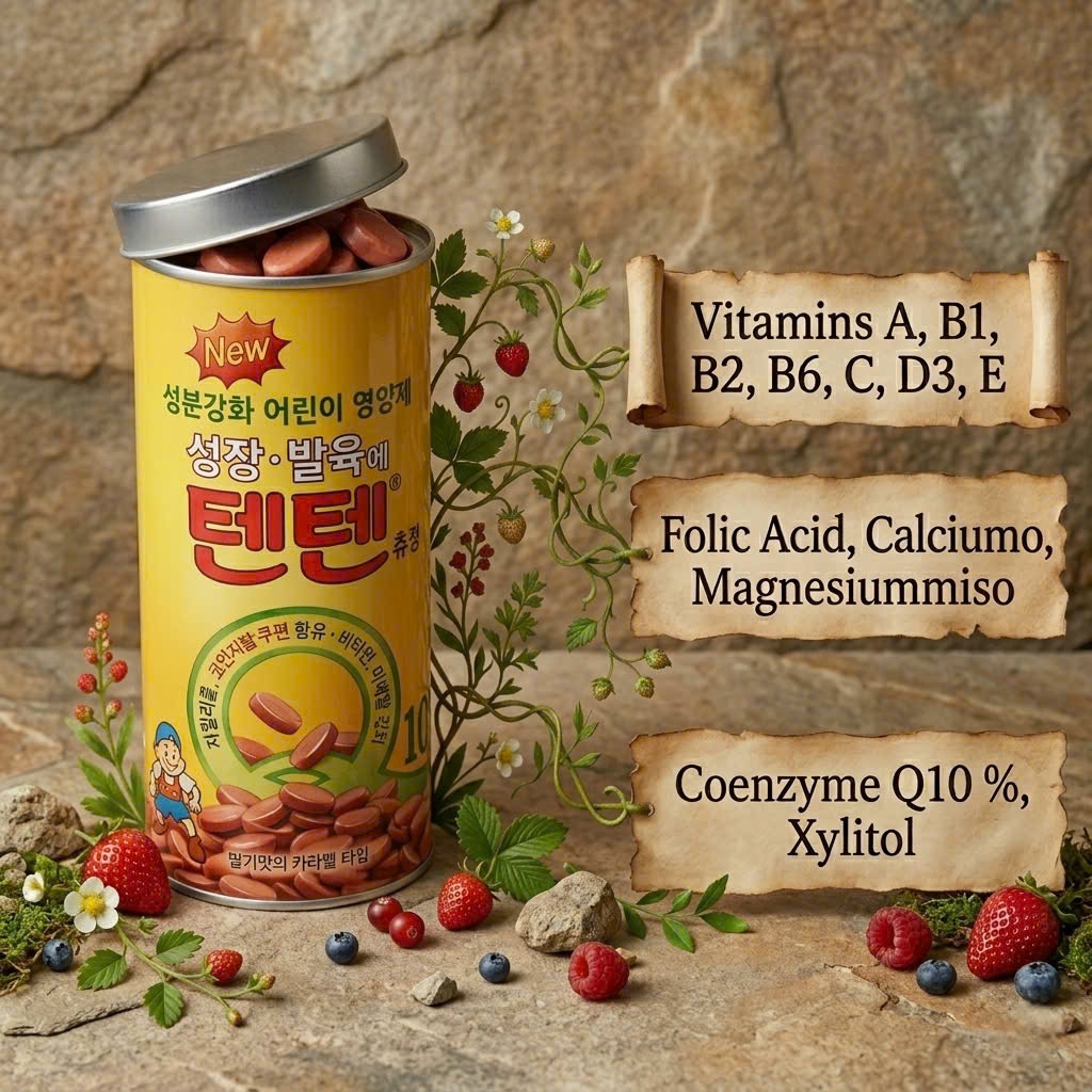 Kẹo Vitamin Canxi Hanmi Tenten Hàn Quốc