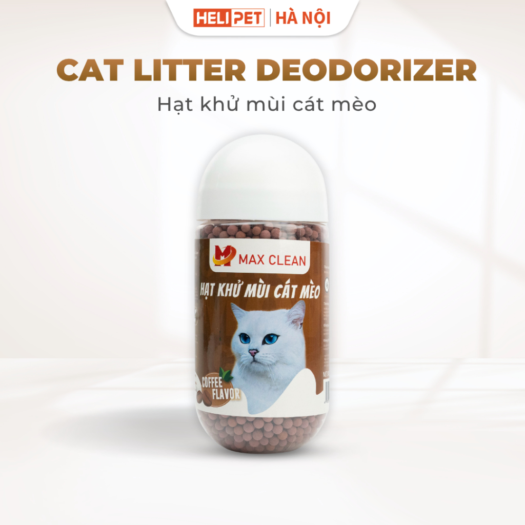 Hạt Khử Mùi Cát Vệ Sinh Cho Mèo Max Clean - HeLiPet