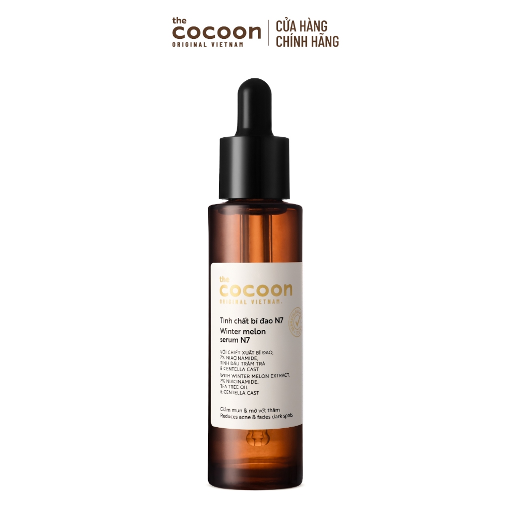 Tinh chất bí đao (serum) 7% Niacinamide (N7) sạch mụn chuyên sâu & mờ vết thâm Cocoon 30ml | BigBuy360 - bigbuy360.vn