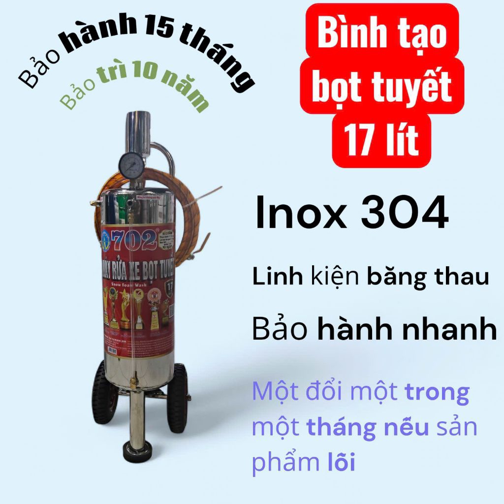 Bình tạo bọt tuyết 702 17 lít