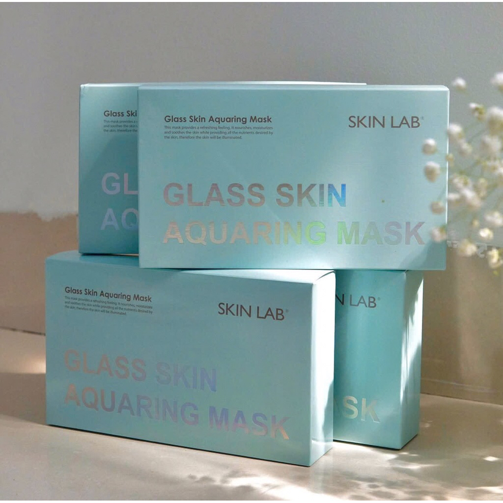 Mặt Nạ Skin Lab Glass Skin Aquaring Mask Skinlab (Hộp 10 Miếng)