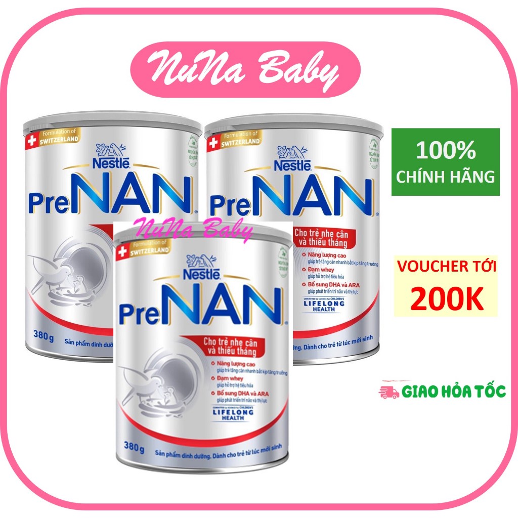 CB3 LON Sữa Bột Nestle Pre Nan Hà Lan 380g