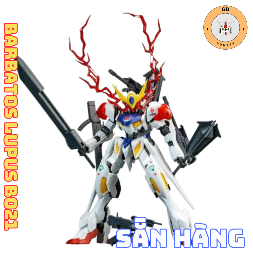 [SẴN HÀNG] Mô hình lắp ráp Gundam HG 1/144 Barbatos Lupus B021 Weapon Pack Iron-Blooded Orphans - GK