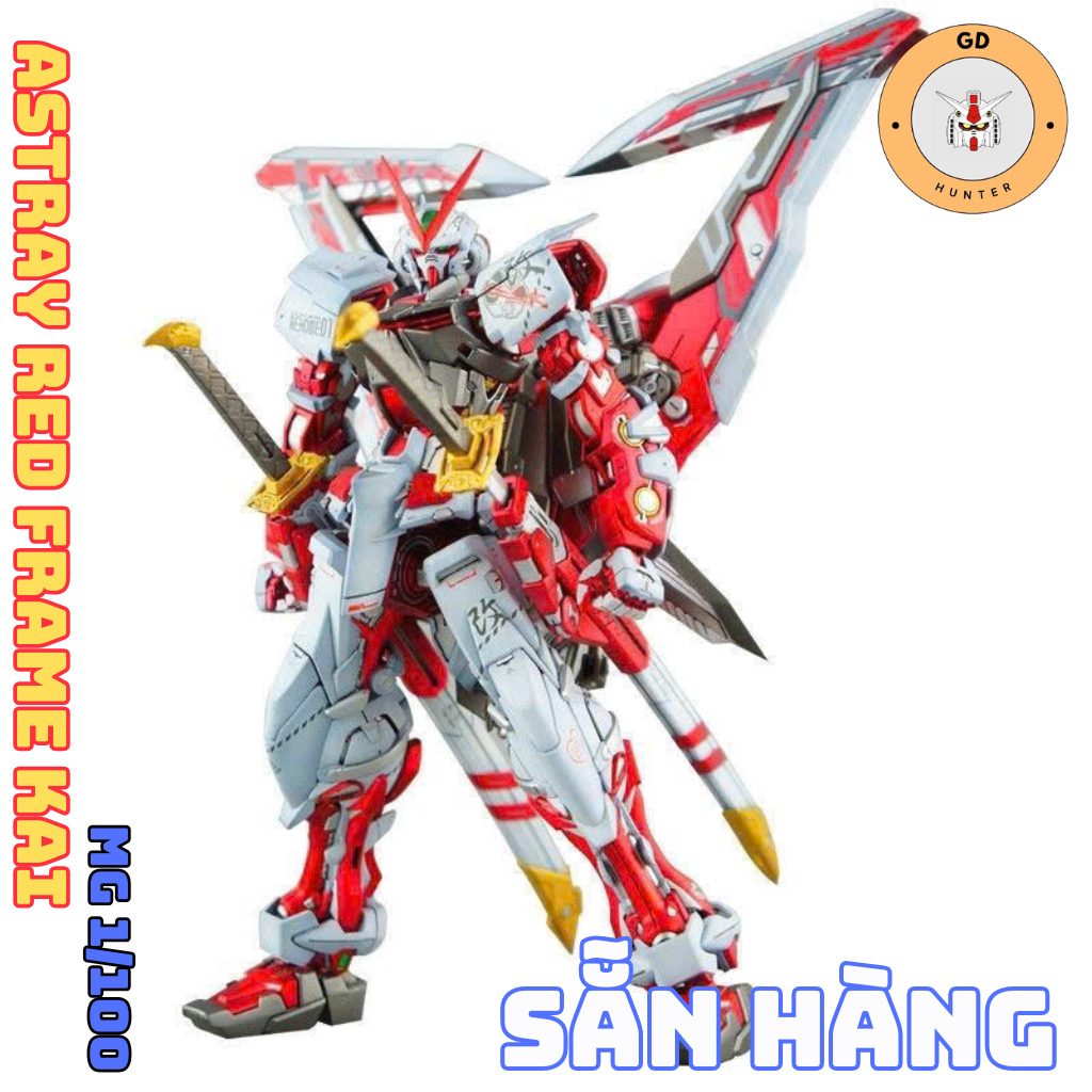 [SẴN HÀNG] Mô hình lắp ráp Astray Red Frame Kai jijia MG 1/100 tặng base và decan
