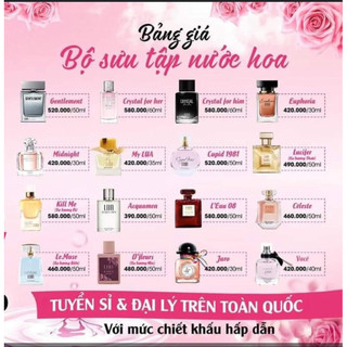 Nước hoa LUA CELESTE  eau de perfume LUA mua 3 giảm giá sỉ