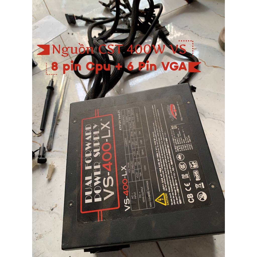 Nguồn cỏ , Nguồn Văn Phòng Công Suất 200 - 500W Thực Không có giăc VGA phụ hàng tháo máy cũ dùng tốt