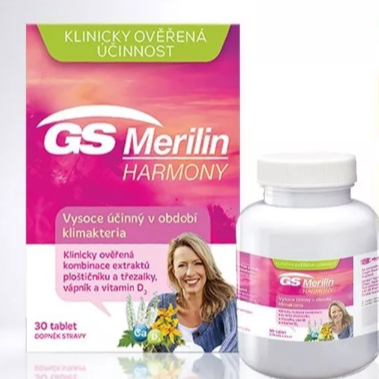 GS Merilin Harmony ( Hộp 30 viên ) Hỗ trợ cân bằng nội tiết tố nữ, cho phụ nữ tiền mãn kinh và mãn k